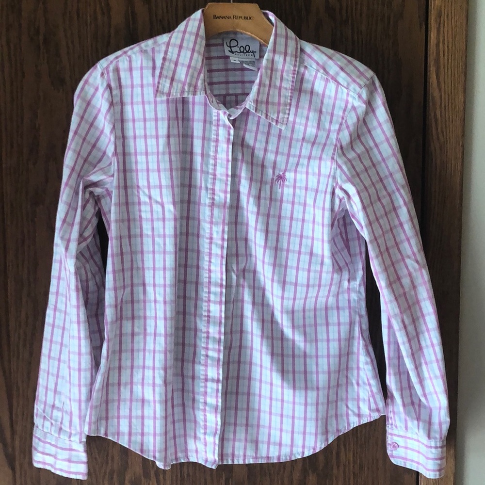 Lilly Pulitzer women’s Button Down Shirt - Size 6